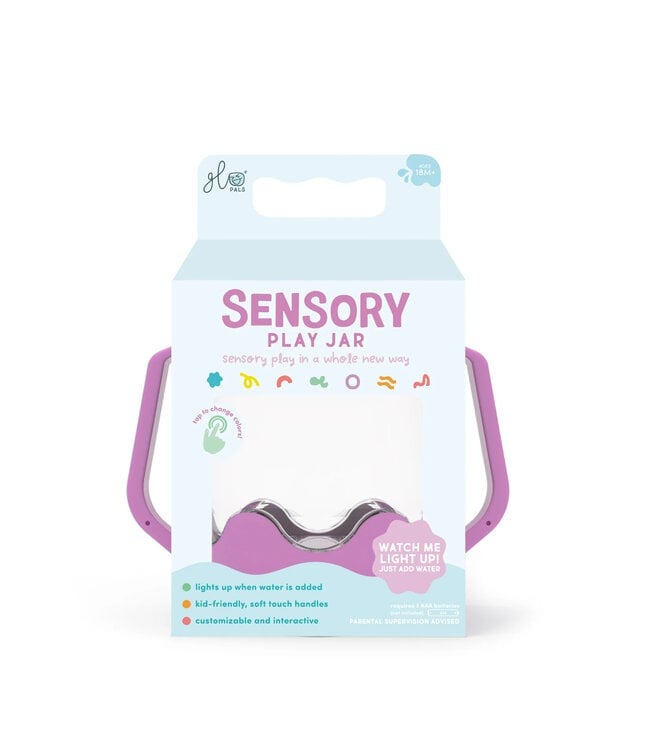 Gevulde fles & figuur Glo Pals Sensory Play Jar