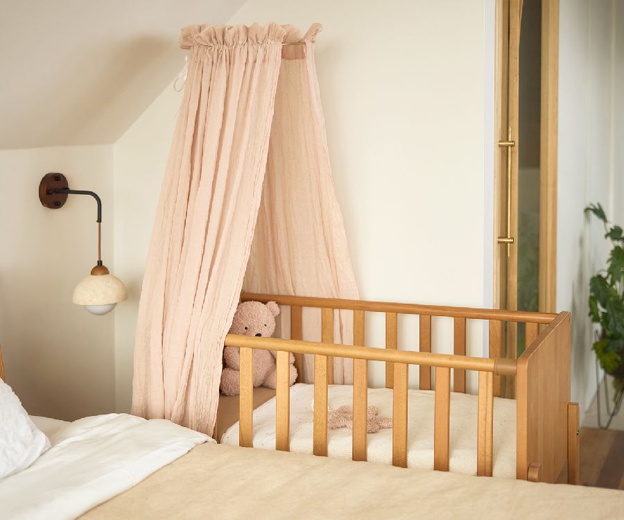 Klamboe Jollein Klamboo, geschikt voor babybed/eenpersoonsbed | Vintage wild rose