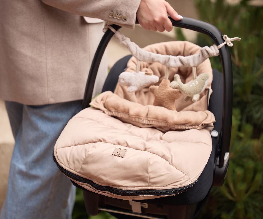 Voetenzak Jollein, geschikt voor autostoel groep 0+ | Puffed biscuit