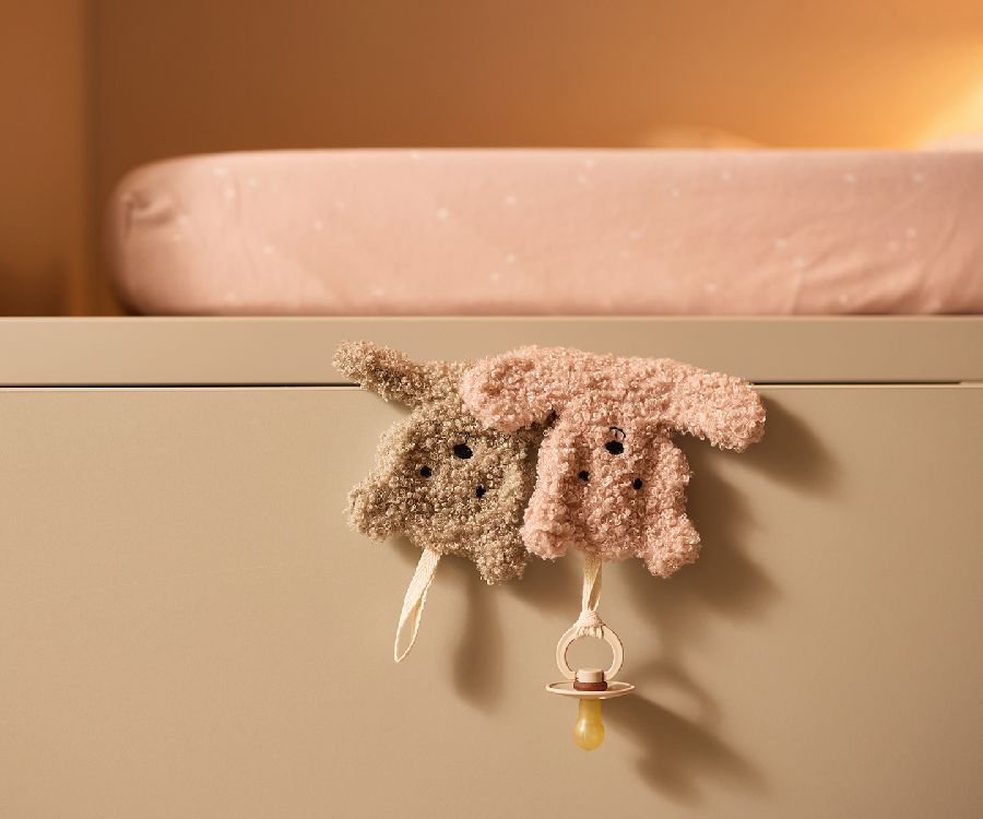 Fopspeendoekje Jollein | Teddy Bear olive green