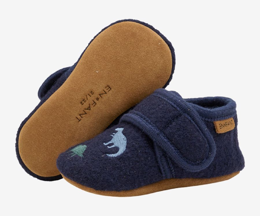 Schoenen ENFANT Baby woll Slippers, parkschoentjes met anti-slip