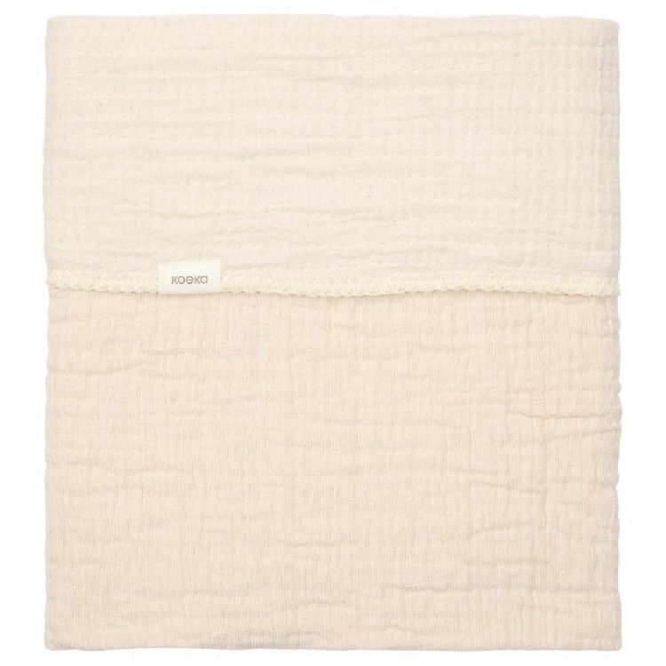 Deken Koeka, geschikt voor wieg/draagmand/park | Rivoli warm white