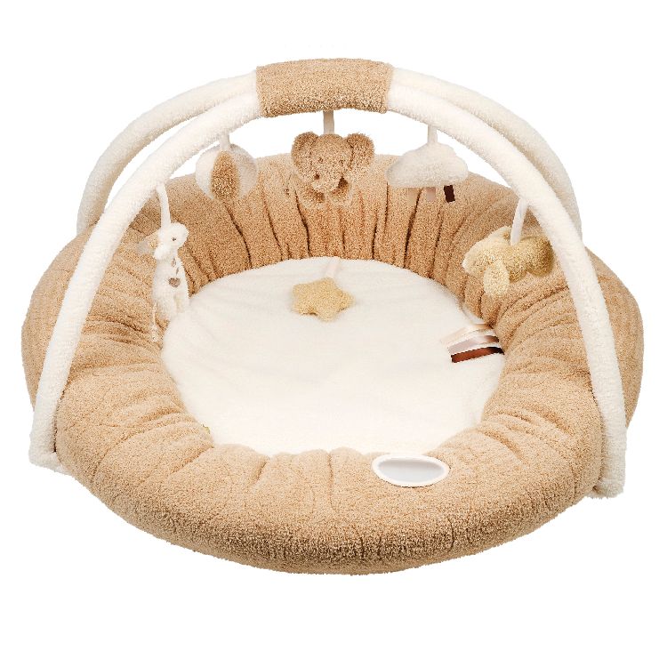 Speeltapijt met speelboog Nattou Stuffed playmat with arches | Teddy