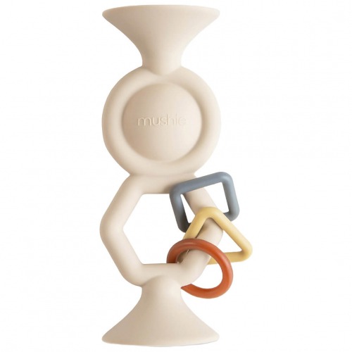 Zuignap speelgoed Mushie Hexapop suction toy