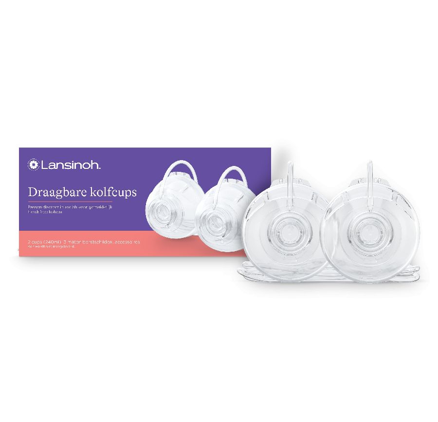 Omvormset tot hands-free borstpomp Lansinoh Draagbare kolfcups, geschikt voor borstpomp Lansinoh 2 in 1 Elektrische borstpomp/Manual Breast Pump/Single Electric Breast Pump Compact