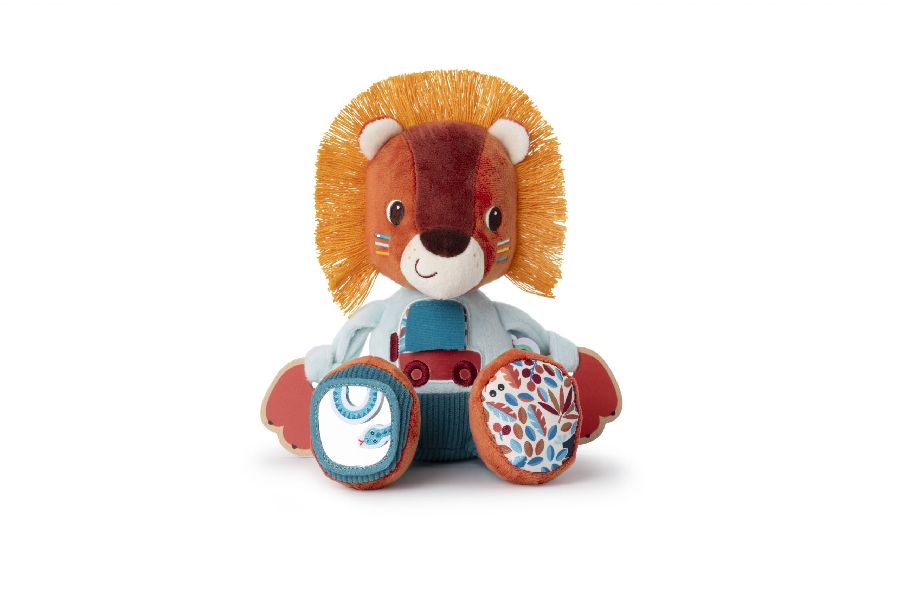 Activiteitenknuffel Lilliputiens, Multi-activiteitenleeuw | Jack