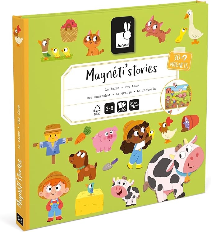Magnetisch speelgoed Janod The Farm | Magneti Stories
