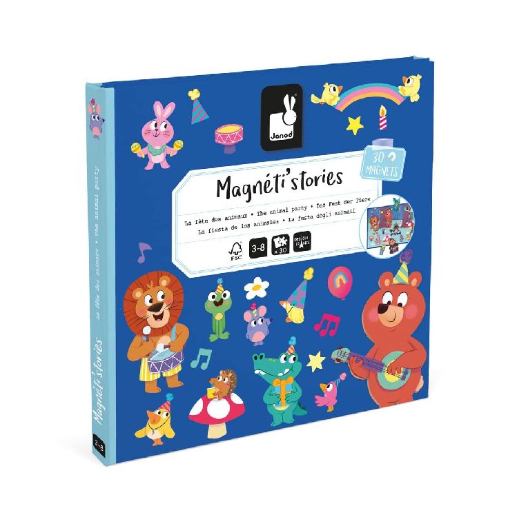 Magnetisch speelgoed Janod The Animal Party | Magneti Stories