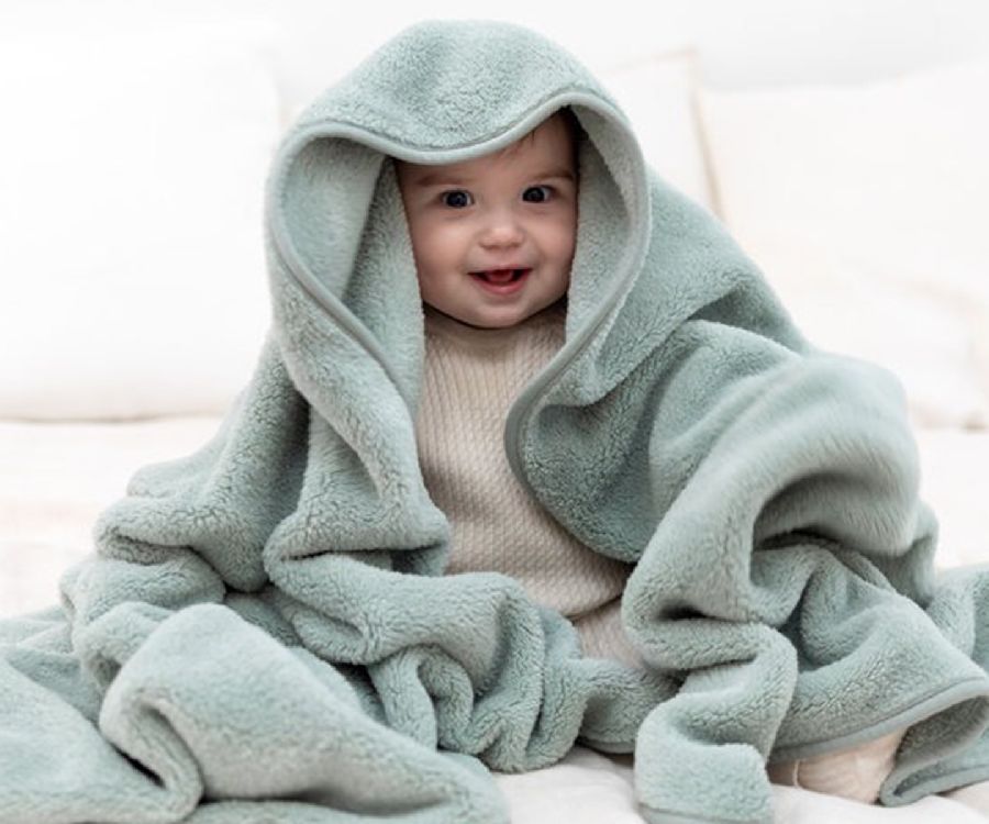 Deken Bemini, geschikt voor babybed 60x120/babybed 70x140 | Softy lunar