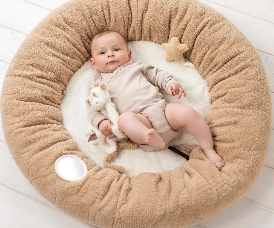 Speeltapijt met speelboog Nattou Stuffed playmat with arches | Teddy