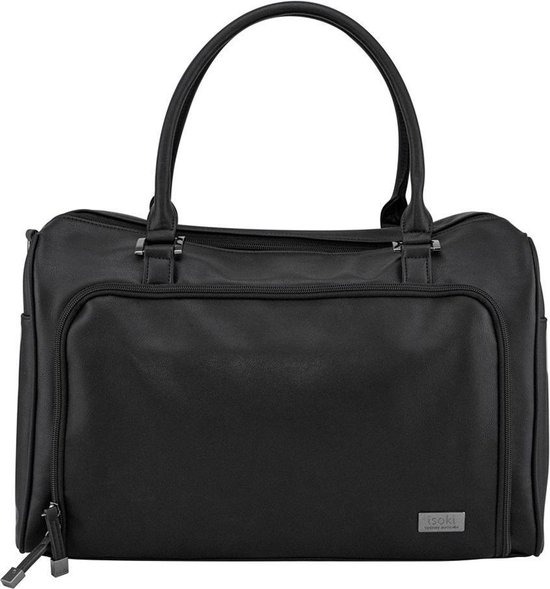 Verzorgingstas Isoki, draagtas met luiermat | Double zip satchel
