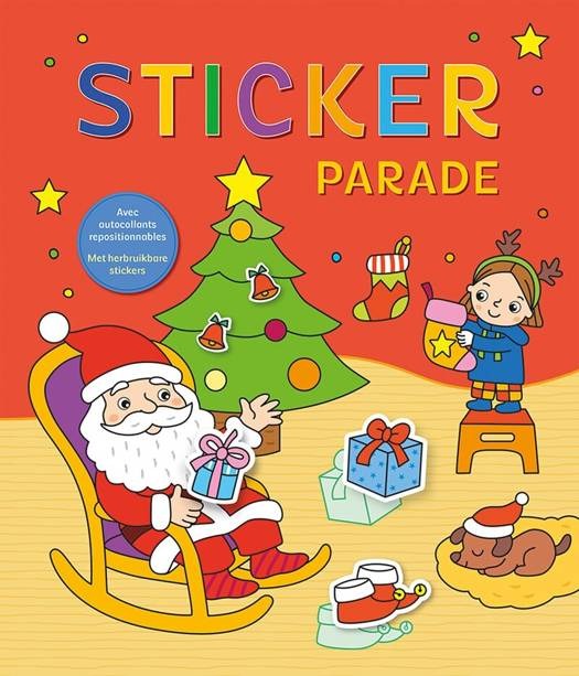 Stickerboek DELTAS Kerstman Sticker Parade