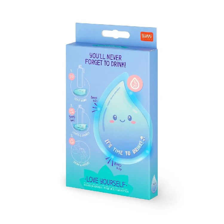 Hulpmiddel Legami Hydration Reminder, geschikt voor Drinkfles Legami | Love Yourself