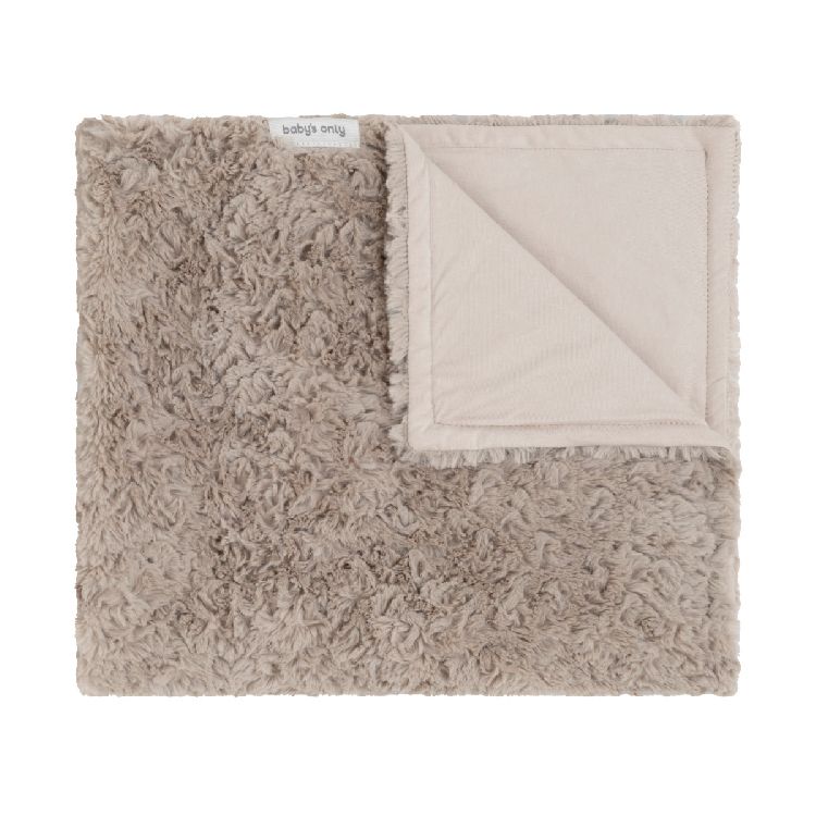 Deken Baby's Only, geschikt voor wieg/draagmand/park | Snow taupe