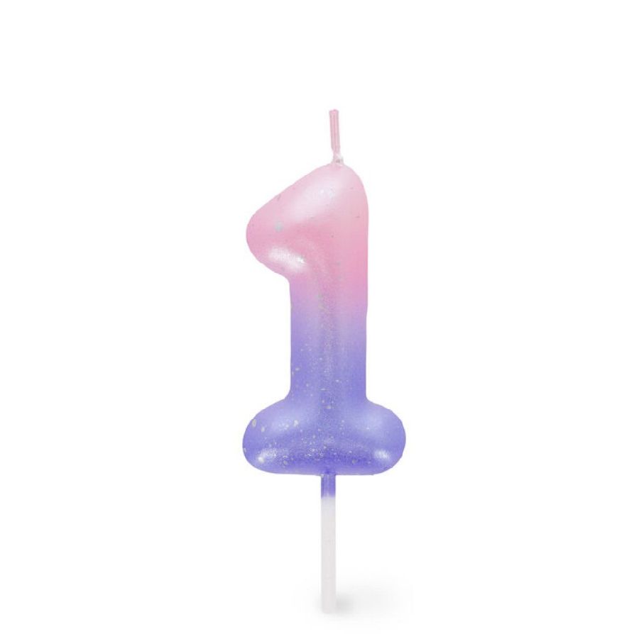 Kaars Legami, Cake Candle - 1, verjaardagskaars | Happy Birthday Candles