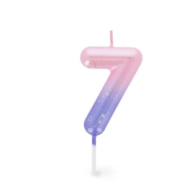 Kaars Legami, Cake Candle - 7, verjaardagskaars | Happy Birthday Candles