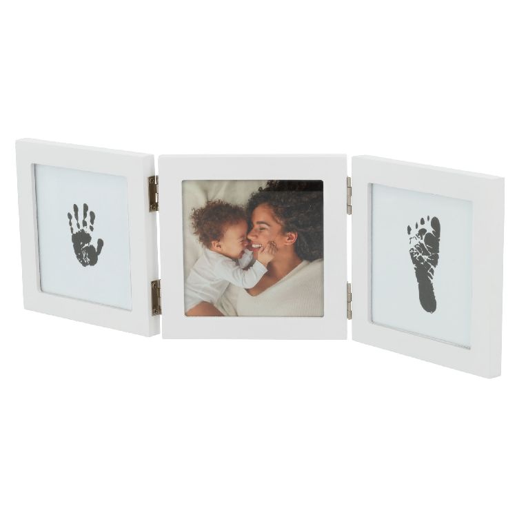 Plaaster afdruk Happy Hands Triple frame small, print