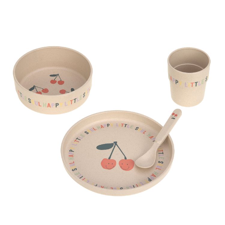 Eetset Laessig Dish Set | Happy Fruits Cherry