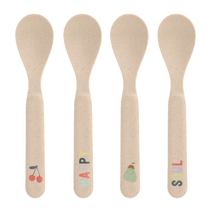 Bestek Laessig Spoon Set, lepel | Happy Fruits Cherry