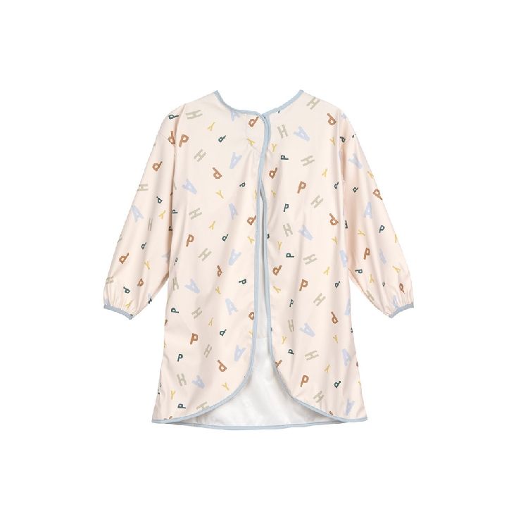 Schort Laessig Long Sleeve Apron | Happy Fruits light blue