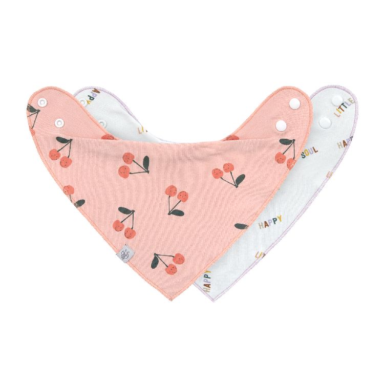 Spuugdoekje Laessig Cowl-Neck | Happy Fruits Cherry