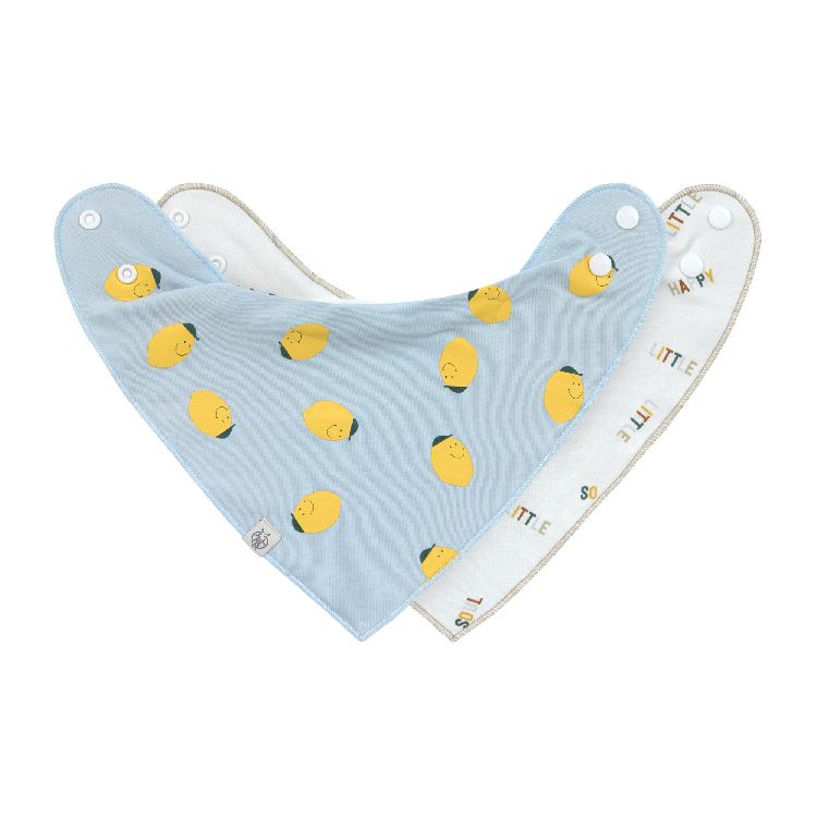 Spuugdoekje Laessig Cowl-Neck | Happy Fruits Lemon