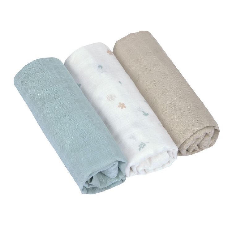 Tetra doek Laessig Swaddle & Burp Blanket L | Floral