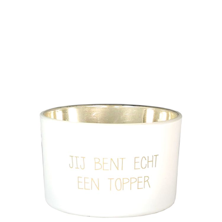 Kaars My Flame, Sojakaars, kaars in glas/geurkaars, fresh cotton