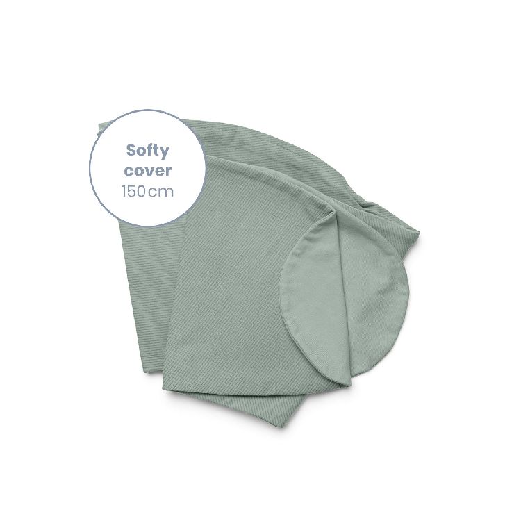 Positioneringskussenhoes Doomoo Cover, geschikt voor Doomoo Softy/Softy Fiber | Corduroy green