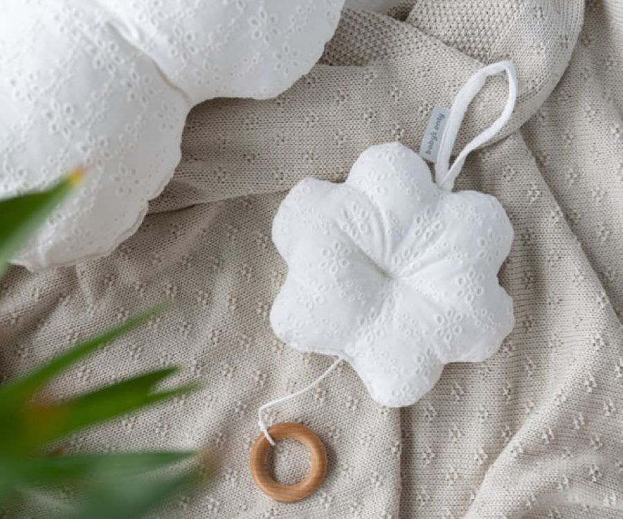 Muziektrekker Baby's Only, Muziekdoosje | Calm white