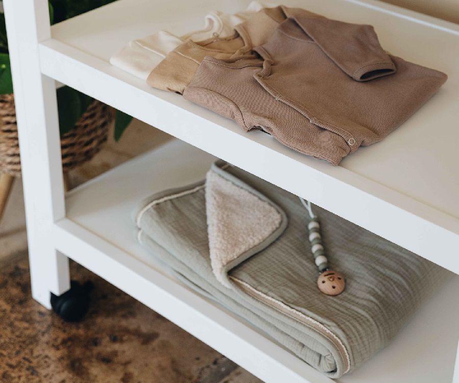 Deken Pericles, geschikt voor wieg/draagmand/park | Nomad avocado