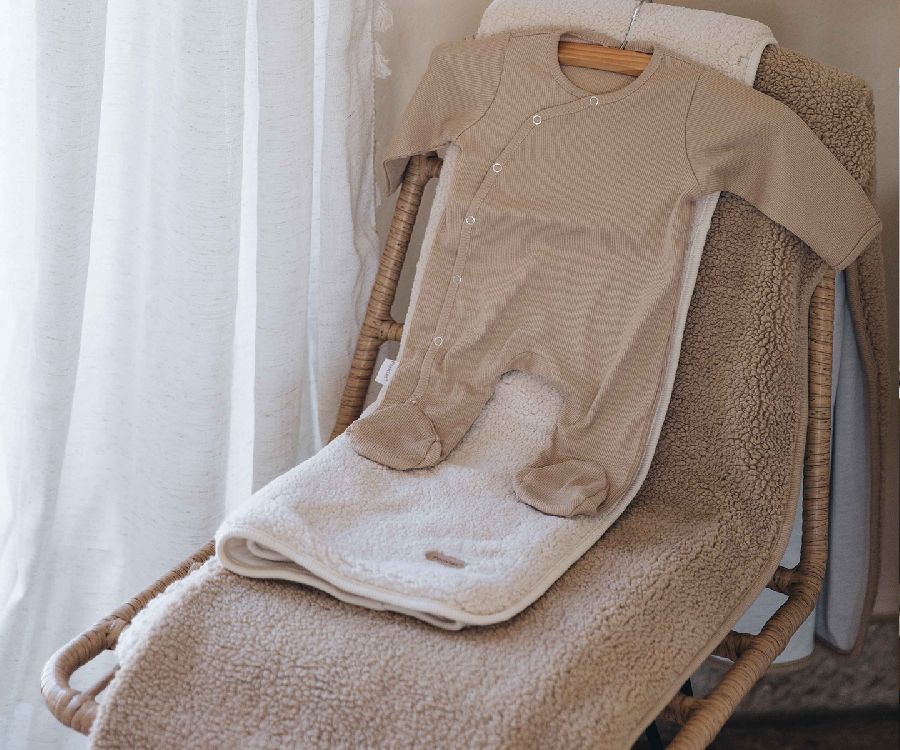 Deken Pericles, geschikt voor babybed 60x120/babybed 70x140 | Nomad caramel