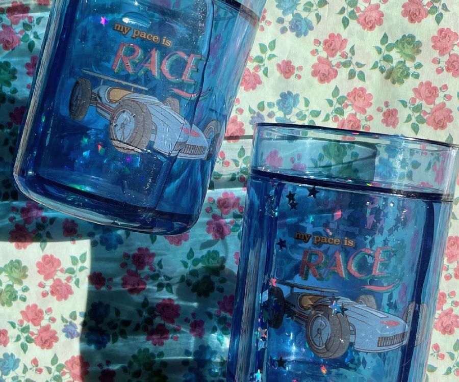 Drinkbeker Konges Slojd 2 Pack Glitter Cups