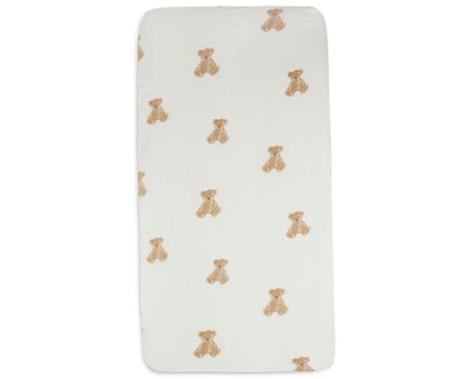 Hoeslaken Jollein, geschikt voor babybed 70x140/babybed 70x150/babybed 75x150 | Teddy Bear