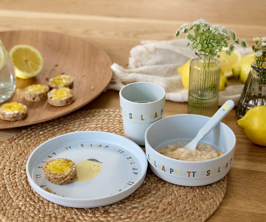 Eetset Laessig Dish Set | Happy Fruits Lemon