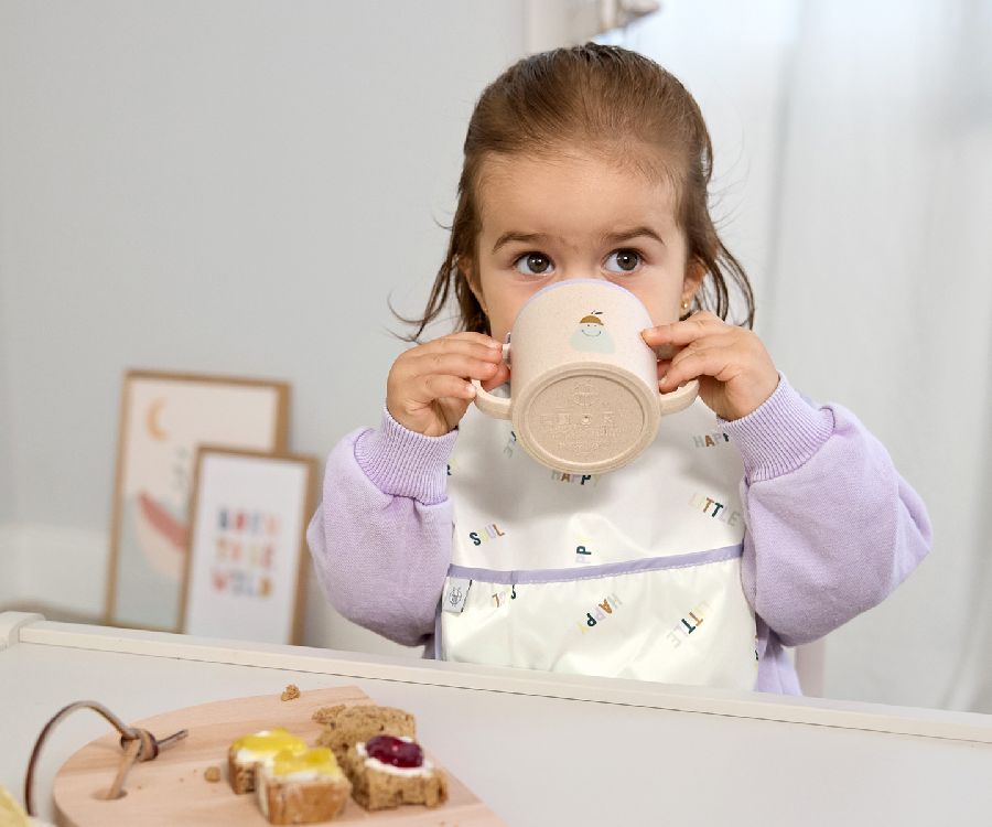 Slabbetje Laessig Lightweight Bib | Happy Fruits Cherry