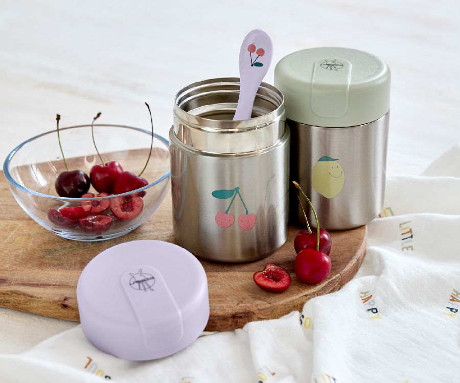 Thermos pot / food jar Laessig Food Jar | Happy Fruits Lemon