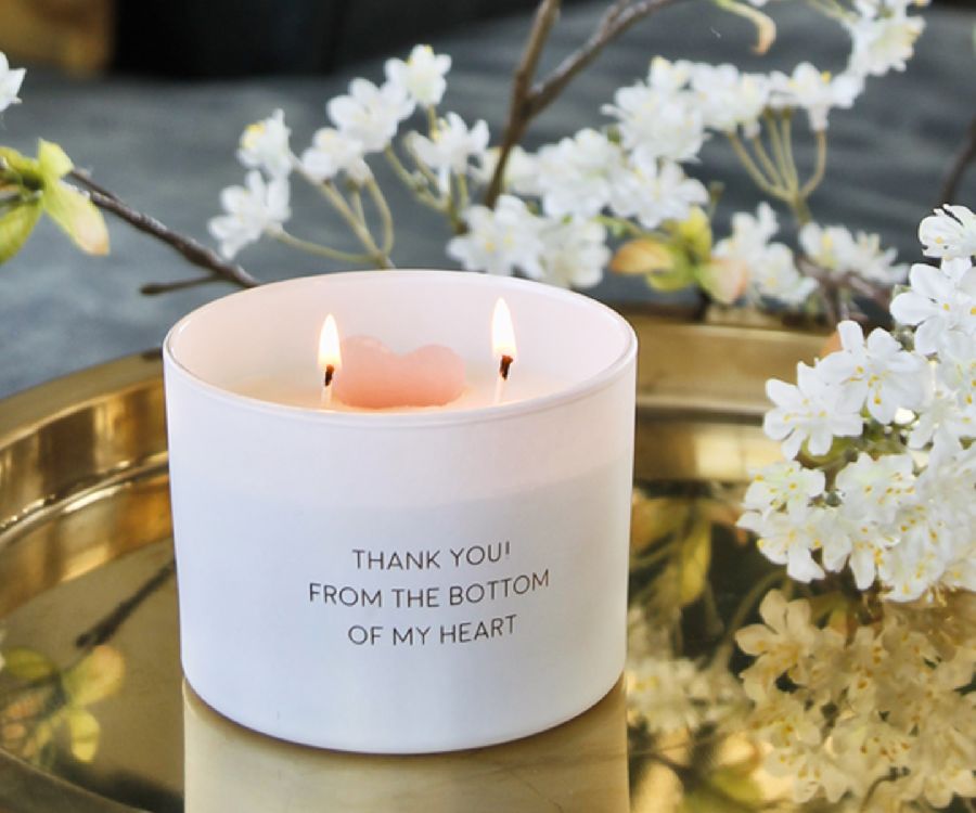 Kaars My Flame, Sojakaars, kaars in glas/geurkaars, fresh cotton