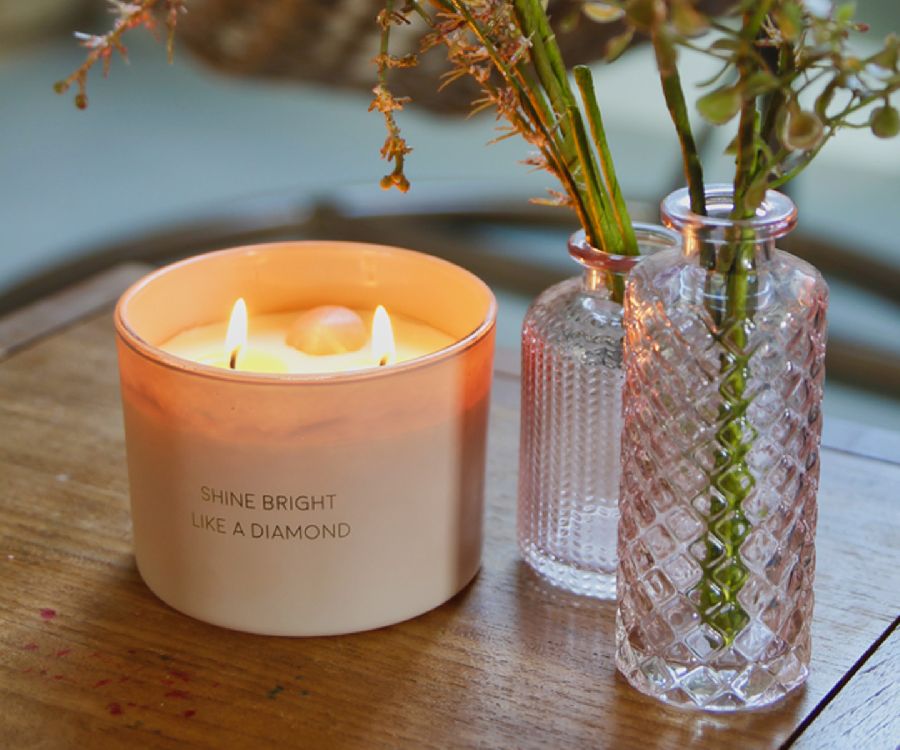 Kaars My Flame, Sojakaars, kaars in glas/geurkaars, green tea time