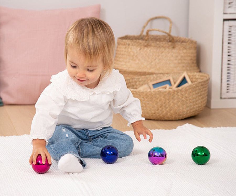 Activiteitenbal TickiT Zintuiglijke reflecterende ballen | bal speelset