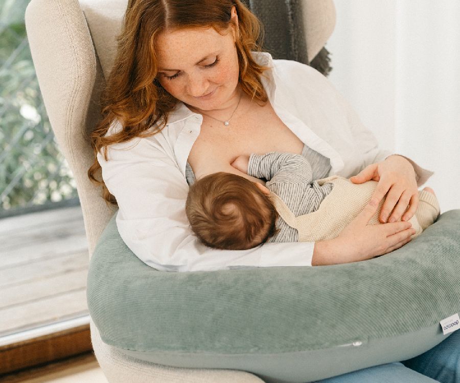 Positioneringskussen Doomoo Buddy | Corduroy green