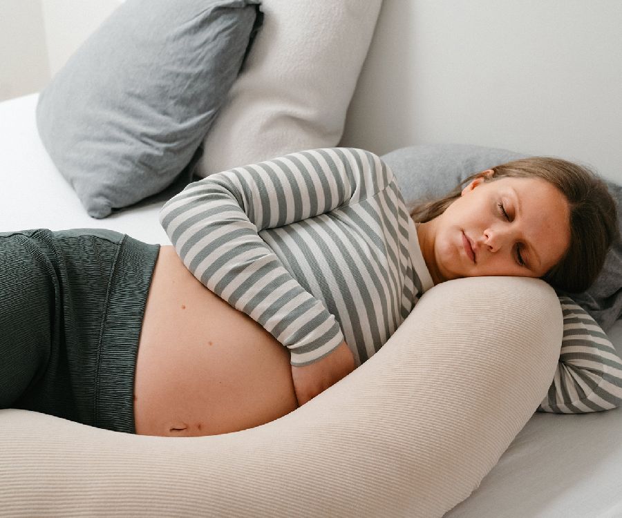 Positioneringskussen Doomoo Buddy | Corduroy sand