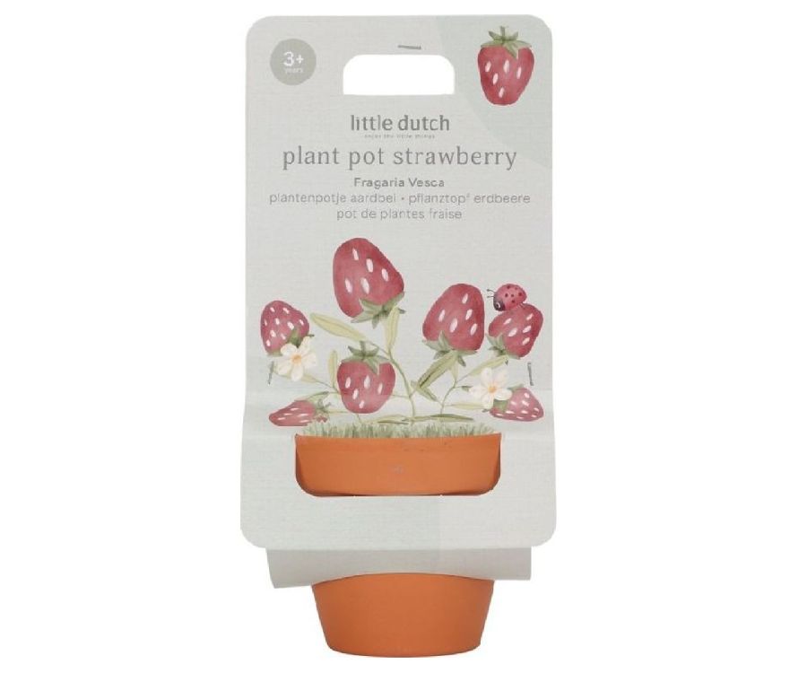 Tuingereedschap Little Dutch, Plantenpotje Aardbei