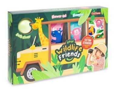 Shampoo/bruisbal Gyp Wildlife Friends Badgiftset