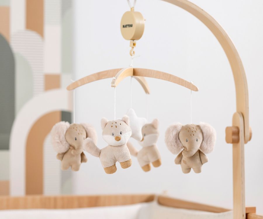 Muziekmobiel Nattou Musical Mobile | Flo, Ernest & Oli