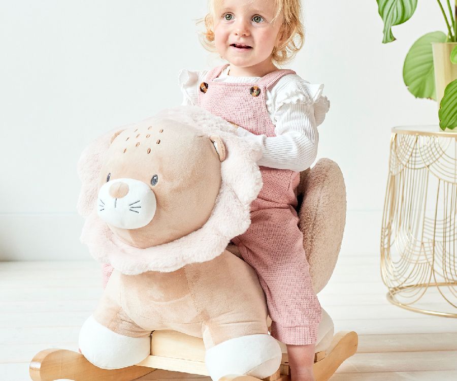 Schommelpaard Nattou Rocker Ernest the lion | Flo, Ernest & Oli
