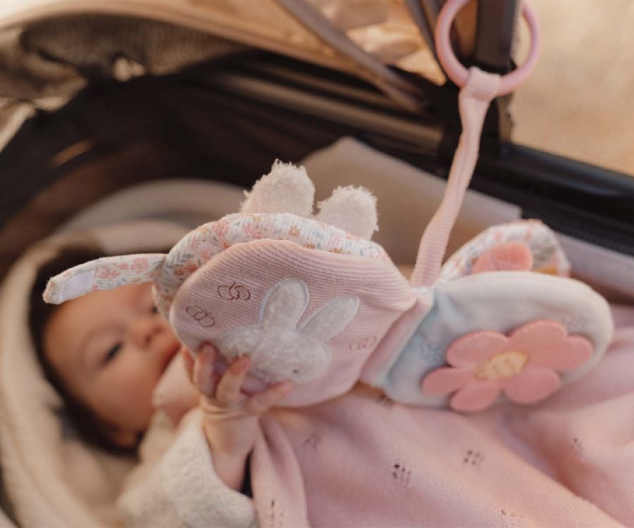 Zacht boekje Little Dutch Buggyboekje | Nijntje Lucky Blossom