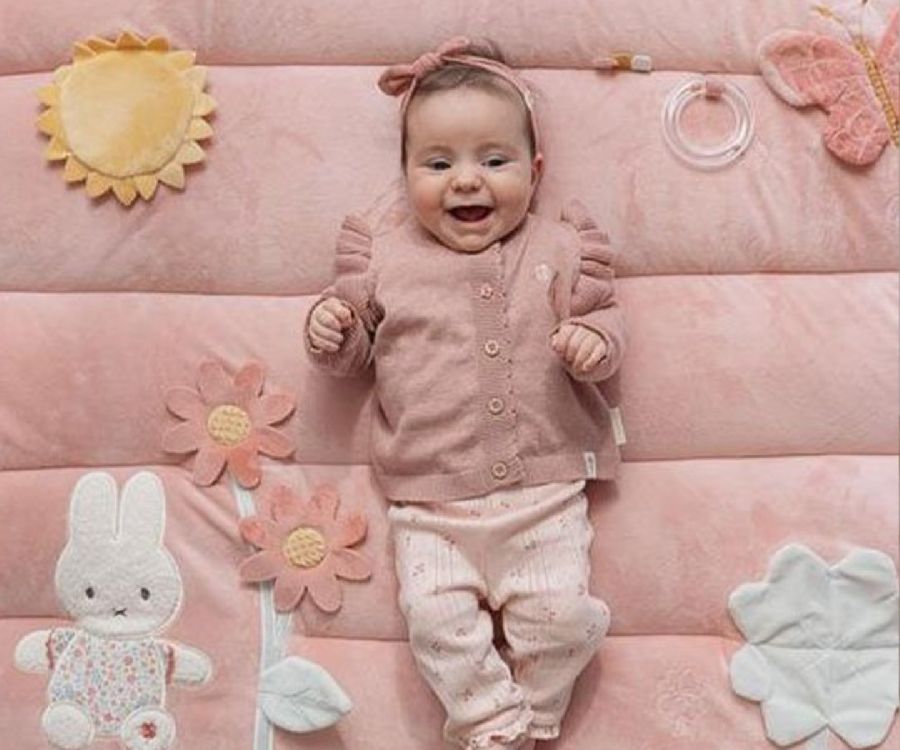 Speeltapijt zonder speelboog Little Dutch Boxkleed | Nijntje Lucky Blossom