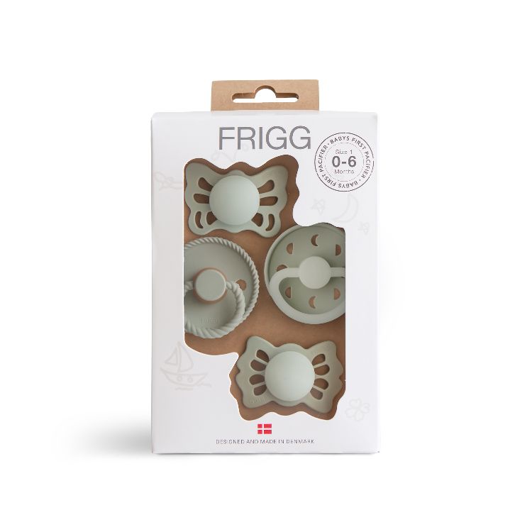 Fopspeen Frigg Baby's First Pacifier Pack | Butterfly/Fairytale/Daisy/Lucky