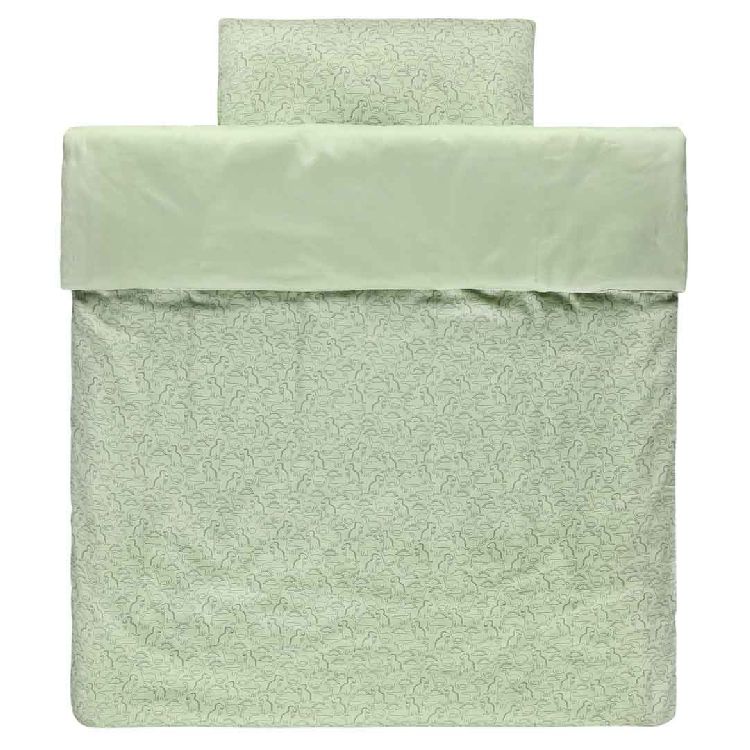 Donsovertrek Trixie, geschikt voor babybed 60x120/babybed 70x140 | Daring Dino